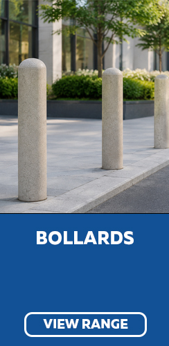 Bollards available at George Lines Civils and Landscape Merchants