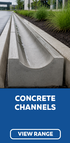 Concrete Channels available at George Lines Civils and Landscape Merchants