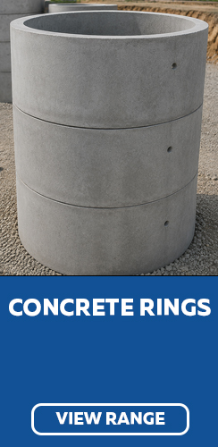 Concrete Rings available at George Lines Civils and Landscape Merchants