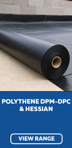 Polythene DPM-DPC & Hessian available at George Lines Civils and Landscape Merchants
