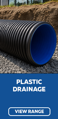 Plastic Drainage available at George Lines Civils and Landscape Merchants